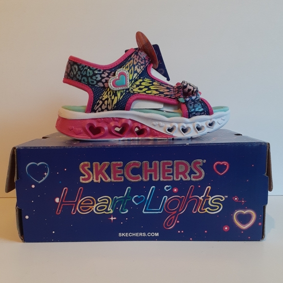 COPY - New! Children Skechers Heart Light Sandals - Picture 1 of 2